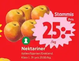 ICA Nära Nektariner, Medlemspris erbjuda