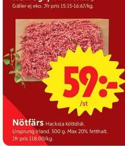 ICA Nära Nötfärs erbjuda