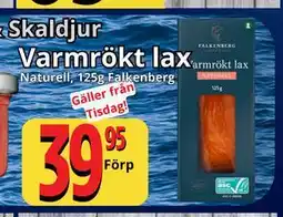 Supergrossen Varmrökt lax erbjuda