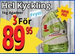 Supergrossen Hel Kyckling erbjuda