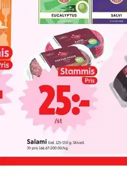 ICA Nära Salami, Medlemspris erbjuda