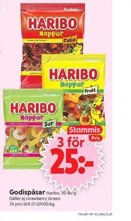 ICA Supermarket Godispåsar, Medlemspris erbjuda