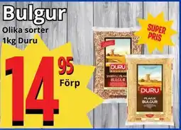 Supergrossen Bulgur erbjuda