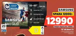 Power Samsung 75" 4K Smart TV erbjuda