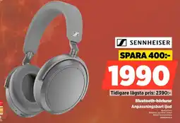 Power Sennheiser Bluetooth-hörlurar Anpassningsbart ljud erbjuda