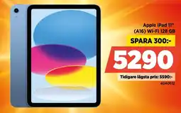 Power Apple iPad 11" (A16) Wi-Fi 128 GB erbjuda
