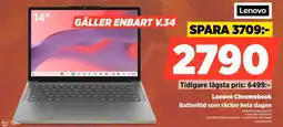 Power Lenovo Chromebook Batteritid som räcker hela dagen erbjuda