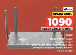 Power Tp-link Router Modern Wi-Fi 7-router erbjuda