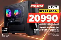 Power Acer Nitro 30 N30-100 Kraftfull RTX 5070-prestanda erbjuda