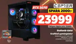 Power Cepter Stationär dator Kraftfull gamingdator erbjuda