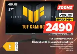 Power Asus TUF Gaming VG279Q5A Blixtsnabb 200 Hz uppdateringsfrekvens erbjuda