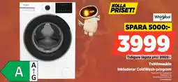 Power Whirlpool Tvättmaskin Inkluderar Cold Wash-program erbjuda