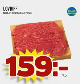 Din Mat Lövbiff erbjuda