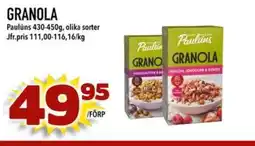 Din Mat Granola erbjuda