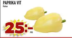 Din Mat Paprika vit polen erbjuda