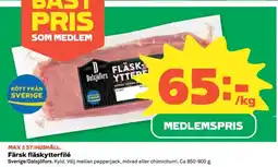 Coop Konsum Färsk fläskytterfilé erbjuda
