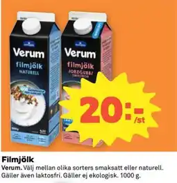 Coop Konsum Filmjölk erbjuda