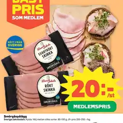 Coop Konsum Smörgåspålägg erbjuda