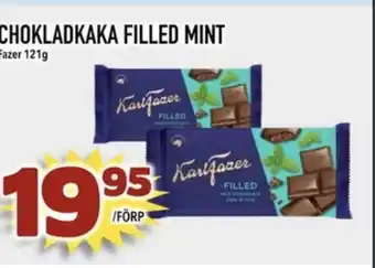 Chokladkaka filled mint fazer