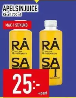 Matdax Apelsinjuice råsaft erbjuda