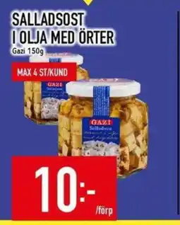 Matdax Salladsost i olja med örter gazi erbjuda