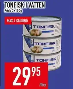Matdax Tonfisk i vatten pride erbjuda