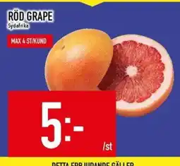 Matdax Röd grape sydafrika erbjuda