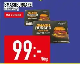 Matdax Smashburgare fådd man erbjuda