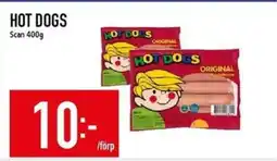 Matdax Hot dogs scan erbjuda