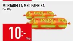 Matdax MORTADELLA MED PAPRIKA Pepi erbjuda