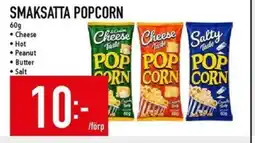 Matdax Smaksatta popcorn erbjuda