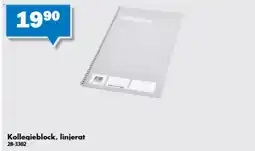 Biltema Kollegieblock, linjerat erbjuda