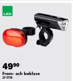 Biltema Fram- och baklyse erbjuda
