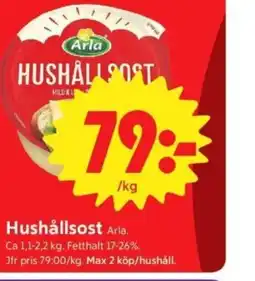 ICA Supermarket Hushållsost Arla. erbjuda