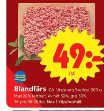 Blandfärs