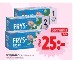 ICA Supermarket Fryspåsar erbjuda