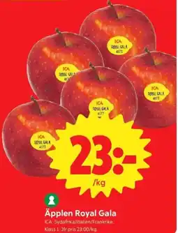 ICA Supermarket Äpplen Royal Gala erbjuda