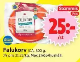 ICA Supermarket Falukorv erbjuda