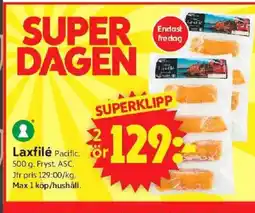 ICA Supermarket Laxfilé erbjuda