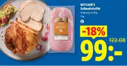 Lidl BUTCHER'S Kalkonbröstfilé erbjuda