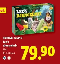 Lidl TRIUMF GLASS Leo's djungelmix erbjuda