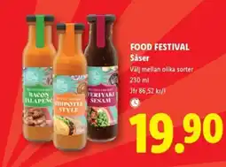 Lidl FOOD FESTIVAL Såser erbjuda