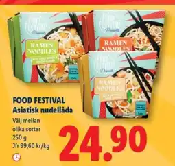 Lidl FOOD FESTIVAL Asiatisk nudellåda erbjuda