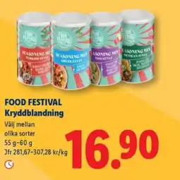 Lidl FOOD FESTIVAL Kryddblandning erbjuda