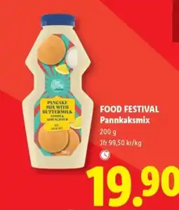 Lidl FOOD FESTIVAL Pannkaksmix erbjuda