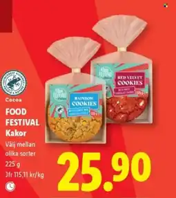 Lidl FOOD FESTIVAL Kakor erbjuda
