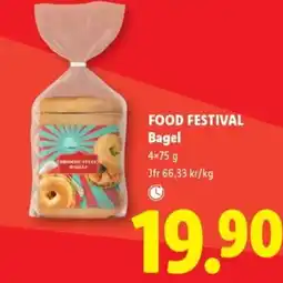 Lidl FOOD FESTIVAL Bagel erbjuda