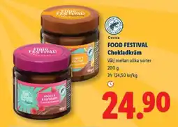 Lidl FOOD FESTIVAL Chokladkräm erbjuda