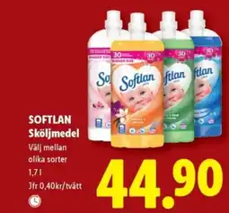 Lidl SOFTLAN Sköljmedel erbjuda