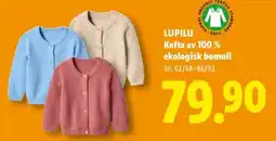 Lidl LUPILU Kofta av 100% ekologisk bomull erbjuda